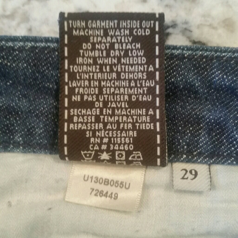 7 for all Mankind A Pocket Jeans Bootcut EUC 29 C2 - Picture 6 of 8